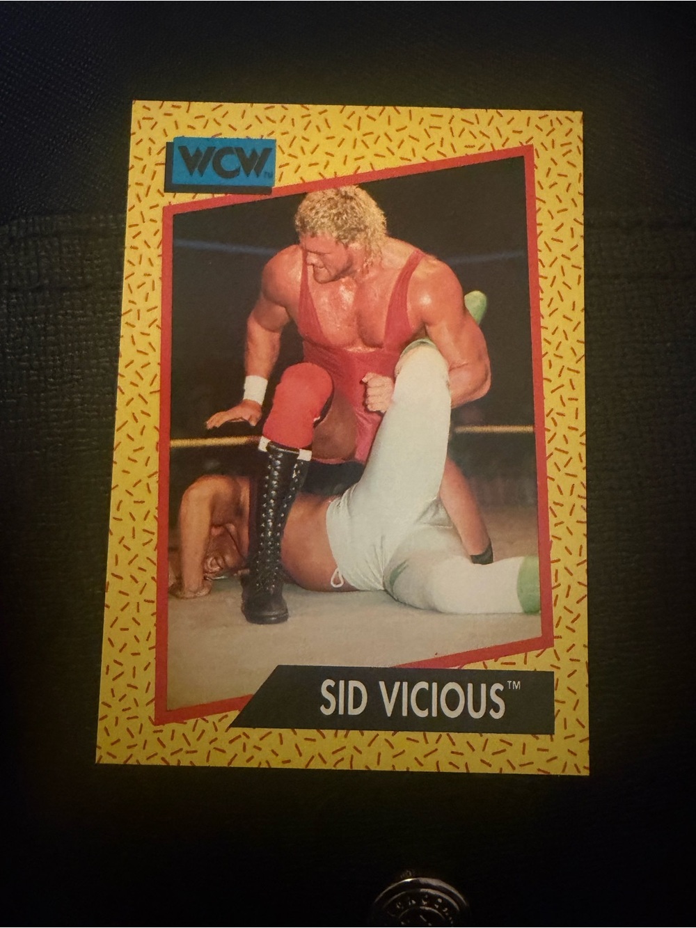 WCW Sid Vicious Wrestling Trading Card